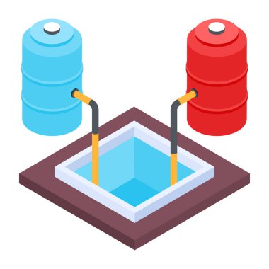 Petrol rafinerisinin ikonu