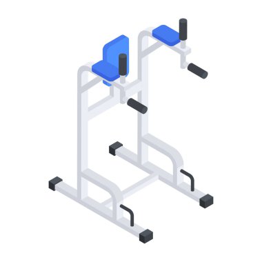 Modern Egzersiz Isometric Simgesi