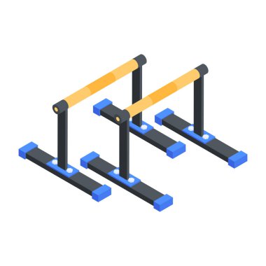 Modern Egzersiz Isometric Simgesi