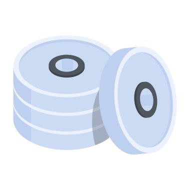 Modern Egzersiz Isometric Simgesi