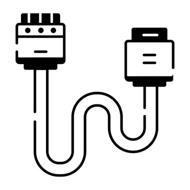 elektrik dolgu simgesi ana hatları çizimi