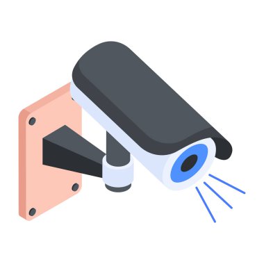 Güvenlik ve Siber Saldırılar Isometric Simgesi