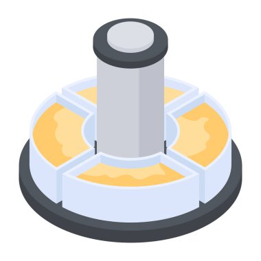 Saman besleyicisinin izometrik simgesini indir