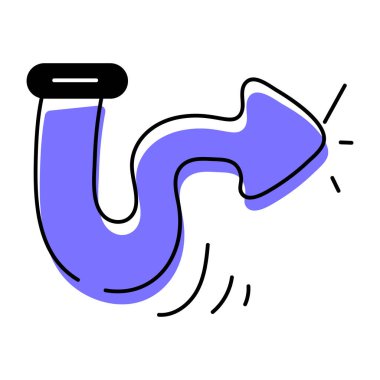 Ok vektör illüstrasyon tasarımı