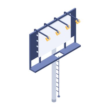 Tanıtım Yolu Düz Simgesi