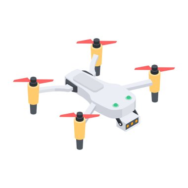 Drone simge vektör illüstrasyon arkaplanı