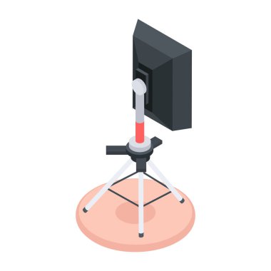 ışık simgesi vektör resimleme arkaplanı   