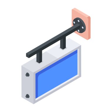 Beyaz arkaplanda Tanıtım Yolu Simgesi 