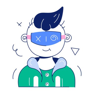 Yapay Zeka İnovasyonları El Çizimi İllüstrasyonu