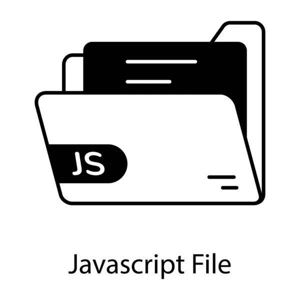 Java File Icon Vector Illustration White Background — Stock Vector