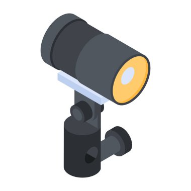 fener simgesi, beyaz arkaplanda vektör illüstrasyonu