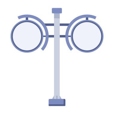 Beyaz arkaplanda reklam panosu simgesi 