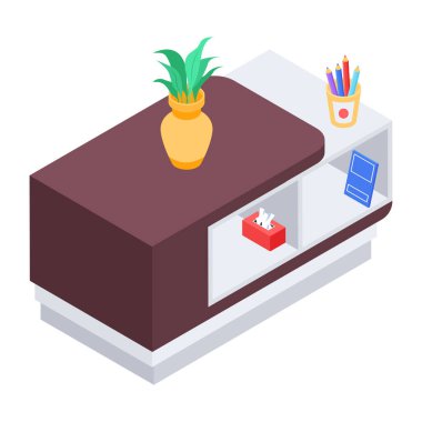 ev iç tasarımı, mobilya standı vektör çizimi tasarımı