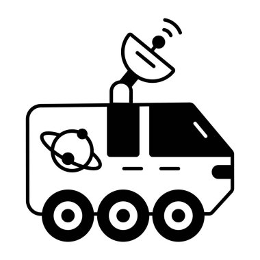 uzay aracı, vektör illüstrasyonu basit tasarım