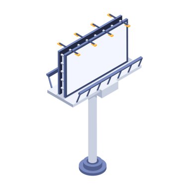 Tanıtım Yolu Düz Simgesi