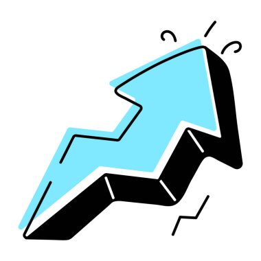 İşaretçi Düğmesi El Çizim Simgesi