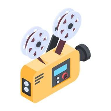 Kamera simgesi, beyaz arkaplanda vektör illüstrasyonu