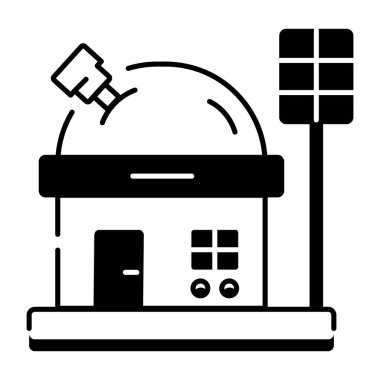 uzay stayonu, vektör illüstrasyonu basit tasarım