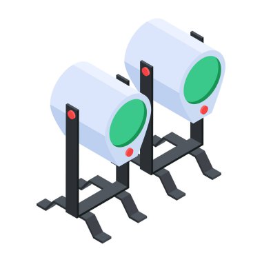 Video Yapımı Kullanışlı Isometric Simgesi