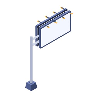 Tanıtım Yolu Düz Simgesi