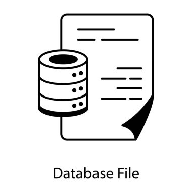 Veritabanı Belgesi ve belge simgesi kavramı