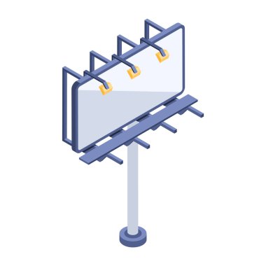 Tanıtım Yolu Düz Simgesi