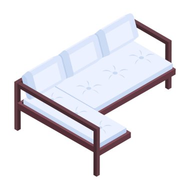 izometrik yatak simgesi, izometrik biçim