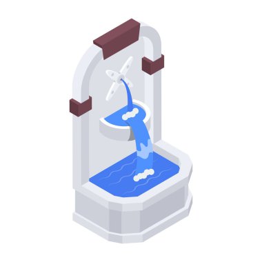 Beyaz arkaplanda modern kaynak simgesi, vektör illüstrasyonu