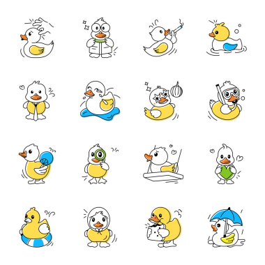 Ördeğin karalama simgeleri