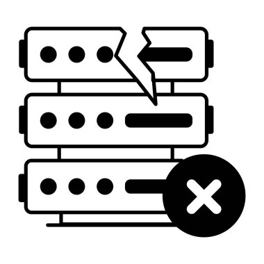 Web Sunucusu ve Veritabanı Satır Simgesi