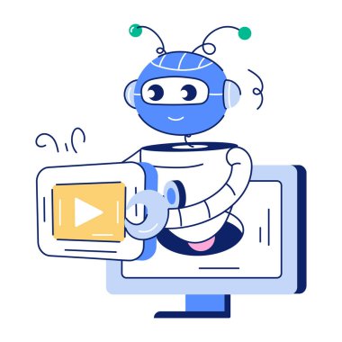 Yapay Zeka İnovasyonları El Çizimi Çizimleri Elleri