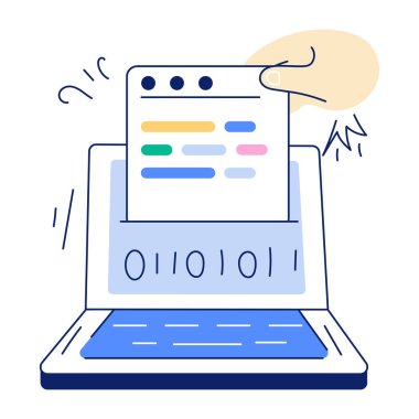 Web Geliştirme Doodle Mini Resimleri