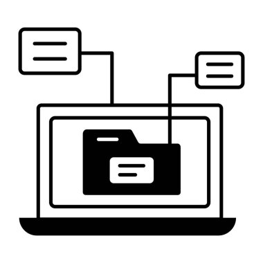ağ paylaşım simgesi çizimi
