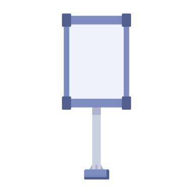 boş pankart izole edilmiş ikon vektör illüstrasyon tasarımı 