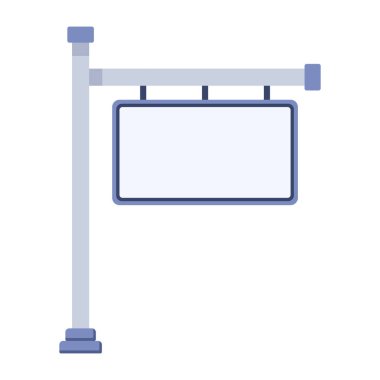 Reklam simgesi için boş reklam panosu, özet biçimi