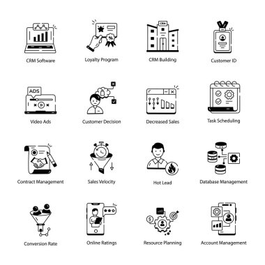 CRM Servislerinin Eğilimli Doğrusal Simgeleri