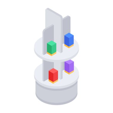 Reklam Yolu Tahtası Düz Simgesi