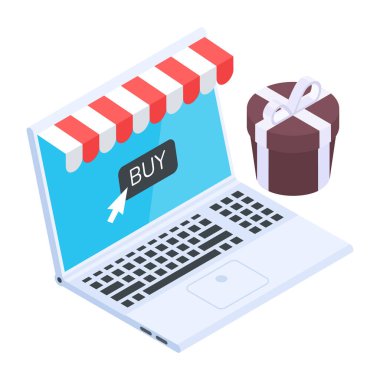 Çevrimiçi dükkan kavramı. Fonksiyonları çevrimiçi olarak kur. Modern düz tasarım vektör çizimi.