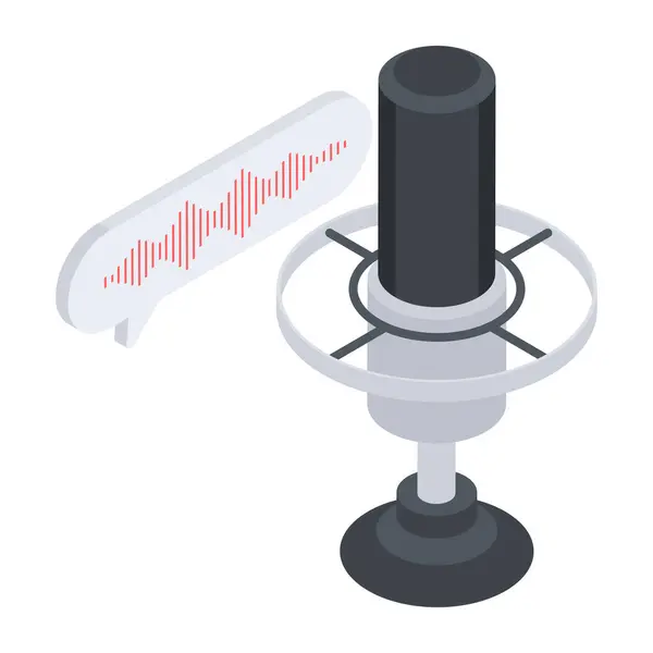 stock vector Trendy Webinar and Podcast Icon