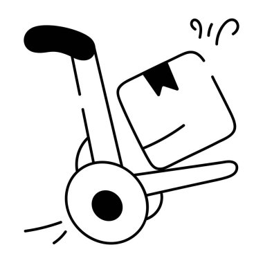 Tedarik Zinciri ve Teslimat Dondurma Simgesi