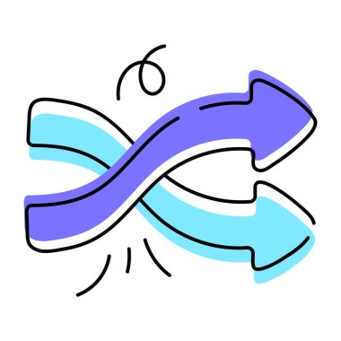 Fare İmleci Simgesi. Fare İşaretleyici Düğmesi, El Çizimi Simgesi 