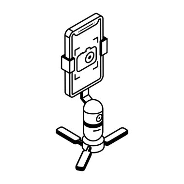 duruş simgesi, vektör illüstrasyonlu akıllı telefon