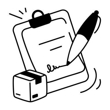 Elle çizilmiş karikatür sözleşmesi