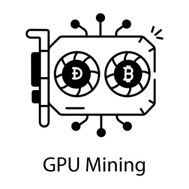 Kripto Pazarı Doğrusal, vektör çizimi