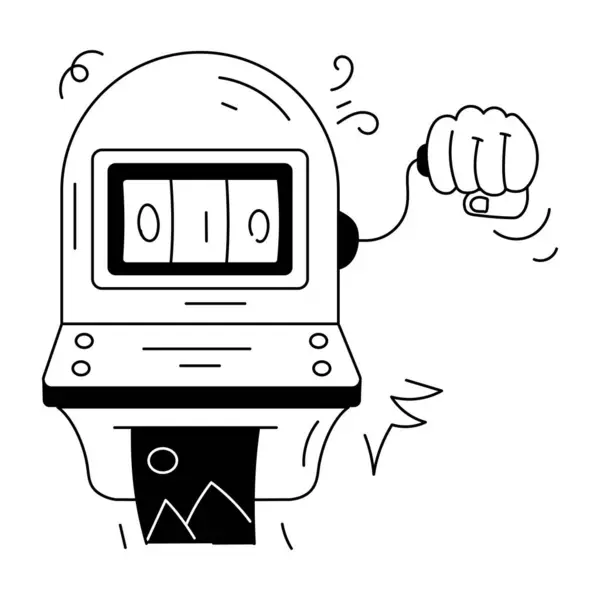 Web Programming Doodle Mini Illustratie Rechtenvrije Stockvectors