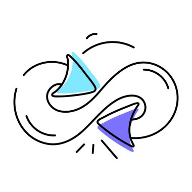 Fare İmleci Simgesi. Fare İşaretleyici Düğmesi, El Çizimi Simgesi 