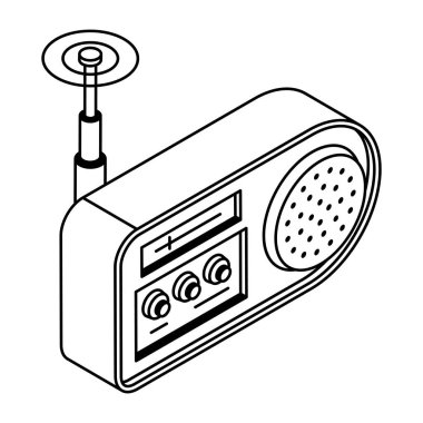 anten simgesine sahip radyo, özet biçimi