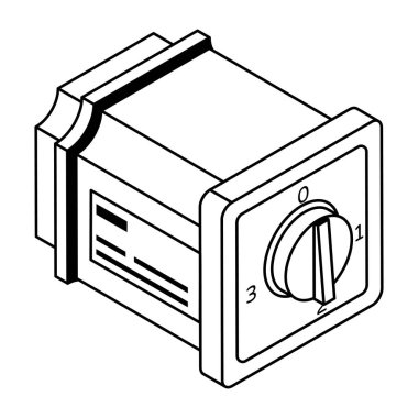 Güvenli vektör illüstrasyonunun vektör çizimi 