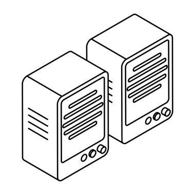 Sunucu veri merkezi simgesi, özet biçimi
