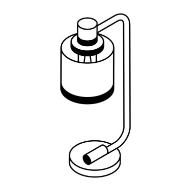 tablo lambası biçimi vektör tasarımı
